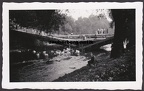 [Z.Pi.Btl.80.001] Foto Wehrmacht zerstörte Olsa Brücke in Teschen Cieszyn Pio.Btl. 80 44.ID