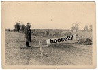 [Z.X0127] Foto WH deutsches Feldgrab Helme Vormarsch RAD-Mann Polen 1939