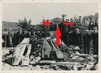 [Z.X0130] L075 Foto Westerplatte Beerdigung OLt.Henningsen Marinestoßtruppkompanie kia 1939