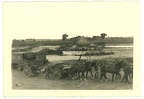 [A.Art.Rgt.027.001] Orig. Foto (9) 27.ID Vormarsch bei gesprengte SAN Brücke b. Sandomierz Polen 1939 c