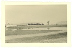 [A.Art.Rgt.027.001] Orig. Foto (9) Brücke bei brennendes Dorf in Polen 1939 Osiek Opole Oppeln Warthe