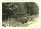 [Z.X0136] Orig. Foto(.pl) brennende Panzer IV Tank bei Angriff hinter PLESS Pszczyna Polen 1939