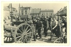 [Z.X0136] Orig. Foto(.pl) poln. Beute Artillerie Geschütz Marktplatz PLESS Pszczyna Polen 1939