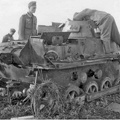 In the fighting that destroyed this Panzer I, Panzerschiitze Bader of the 2nd Battalion was killed