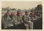 [Z.X0018] B604 Foto Wehrmacht Polen Feldzug POW Portrait Gefangene Soldaten auf Eisenbahn