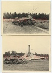 [Z.X0018] B620 Fotos Wehrmacht Polen Feldzug Panzer Spähwagen 8 Rad combat Volltreffer