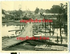 [Z.X0025] FOTO (12x9cm) - POLEN 1939 - Ortschaft mit Bevölkerung - Mauer Bunker Pak-St aw