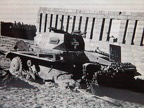 [Z.X0033] H206 Foto 2.WK Polen Sochaczew dt. Panzer tank char Turmnummer 106 Balkenkreuz bw
