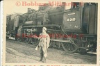 [Z.X0034] S082 Bromberg Bydgoszcz Deutsche Reichsbahn Dampflokomotive LOK-Nr. 38 3463 train