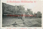 [Z.X0034] S100 Polen Kutno-Thorn erbeutete polnische Artillerie-Geschütze polish Eisenbahn aw