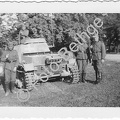[Z.A.Nachr.Rgt.549.001] Befehlspanzer Pz. Tank I mit Funk Antenne Polen Oświęcimski 1939 Polenfeldzug aw