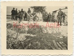 [Z.Inf.Rgt.101.002] E220 Foto Wehrmacht Infanterie Regt.32 Polen Feldzug Beute Panzer Sperre Grenze