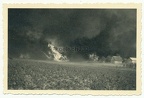 [Z.BA.31.002] Foto brennende Bauernhäuser in Lobodno Polen 1939 Wehrmacht Polenfeldzug ... !
