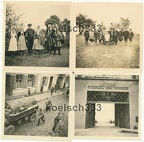 [Z.Inf.Rgt.82.001] 4 Fotos Infanterie Reg. 82 Polenfeldzug 1939 Gefechtswagen Flugplatz Bauern 19ID