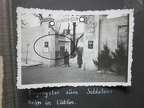 [Z.X0064] Original Foto Lublin Eingangstor Soldaten-Heim Emaillie-Schild Polen 1939