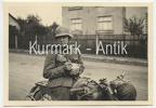 [Z.Geb.Div.02.001] R290 Foto Wehrmacht Polen Feldzug Motorrad Melder TOP !