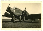 [Z.Pol.Rgt.02.001] Orig. Foto Junkers Ju 52 Flugzeug m. Bär Wappen am Flugplatz KRAKAU Polen 1939