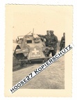PSW [#245] le.Pz.Sp.Wg (FU) Sd.Kfz.223, Aufkl.Abt.(mot.).X, WH-100677, okolice Ożarowa (IR29), na drodze, pole