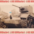 [Z.X0087] #8 polnische BEUTE Sammelstelle Panzer 7TP + Dackel Foto Schubert BRESLAU aw
