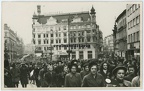 [Z.Pz.Rgt.03.002] Orig. Foto (140) Bevölkerung bei Anschluss Parade in BRÜNN Brno Tschechien 1939