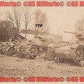[Z.X0087] #9 polnische BEUTE Sammelstelle Panzer 7TP + Dackel Foto Schubert BRESLAU #9