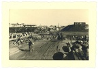 [Z.Inf.Rgt.123.002] (I) Bzura Notbrücke in zerstörtes SOCHACZEW Polen 1939 a a