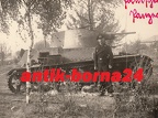 [7TP][#212]{070}{a} 2.BCzL, spalony w sadzie, brzózki (A.Pz.Rgt.35.006) bw