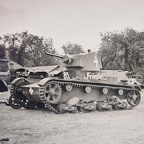 [7TP][#124]{003}{a} 1.BCzL, Sewerynów (gm.Głowaczów), weiße Balkenkreuz, B5 Friedel (A.X0126) bw