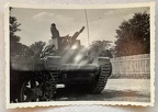 [Z.X0134] Orig. Foto Wehrmacht, abgeschossener Panzer, Polenfeldzug 1939