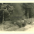 [Z.X0136] Orig. Foto(.pl) brennende Panzer IV Tank bei Angriff hinter PLESS Pszczyna Polen 1939
