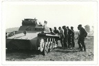 [Z.X0136] Orig. Foto(.pl) zerstörte Panzer I Tank in RUDNO b. Tenczynek vor Krakau Polen 1939