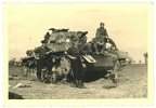 [Z.X0136] Orig. Foto(.pl) zerstörte Panzer IV Tank in TENCZYNEK vor Krakau Krakow Polen 1939