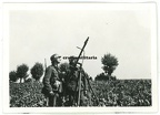 [Z.Pz.Rgt.23.003] Orig. Foto [17] Panzer II Tank des Pz.Rgt.23 bei Flieger-MG Stellung in Polen 1939