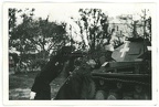 [Z.Pz.Rgt.23.003] Orig. Foto [24] Panzermann des Pz.Rgt.23 bei Panzer II Tank in Polen 1939