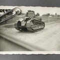 [Z.Pi.Btl.(mot.).29.002]  Polen erbeuteter Panzer Tank Adamow Zelechow Original Foto 2.WK bw