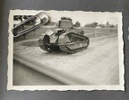 [Z.Pi.Btl.(mot.).29.002]  Polen erbeuteter Panzer Tank Adamow Zelechow Original Foto 2.WK bw