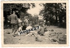 [Z.Schütz.Rgt.02.002] Foto 2.PD SR2 (08) Quartier Biwak KFZ Dorf vor Tarnów 8.9.1939 2.WK