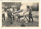 [Z.Schütz.Rgt.02.002] Foto 2.PD SR2 (00) Grillen Ufer Oravica Slowakei August 1939 2.WK b