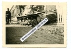 [Z.X0142] Polen 12.09.39 HKL deut. Panzer Tank in den Straßen Mszczonów aw