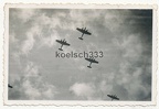 [Z.Art.Rgt.103.001] Foto Do 17 Bomber Flugzeuge der Luftwaffe über Polen 1939 Polenfeldzug