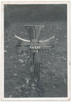 [Z.Art.Rgt.103.001] Foto Grab Uffz. Hermann Bergauer Artillerie Reg. 103 gefallen in Polen 1939