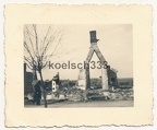 [Z.Art.Rgt.103.001] Foto Ruinen in einer vernichteten Ortschaft in Polen 1939 Wehrmacht Polenfeldzug